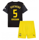 Borussia Dortmund Ramy Bensebaini #5 Udebanetrøje Børn 2024-25 Kort ærmer (+ bukser)