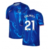 Chelsea Ben Chilwell #21 Hjemmebanetrøje 2024-25 Kort ærmer