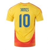 Colombia James Rodriguez #10 Hjemmebanetrøje Copa America 2024 Kort ærmer