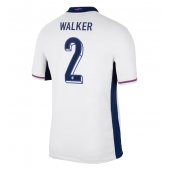 England Kyle Walker #2 Hjemmebanetrøje EM 2024 Kort ærmer