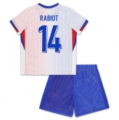 Frankrig Adrien Rabiot #14 Udebanetrøje Børn EM 2024 Kort ærmer (+ bukser)