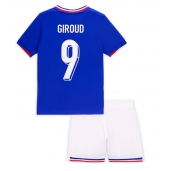 Frankrig Olivier Giroud #9 Hjemmebanetrøje Børn EM 2024 Kort ærmer (+ bukser)