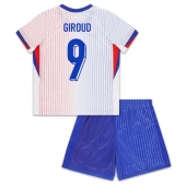 Frankrig Olivier Giroud #9 Udebanetrøje Børn EM 2024 Kort ærmer (+ bukser)