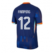 Holland Jeremie Frimpong #12 Udebanetrøje EM 2024 Kort ærmer