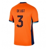 Holland Matthijs de Ligt #3 Hjemmebanetrøje EM 2024 Kort ærmer