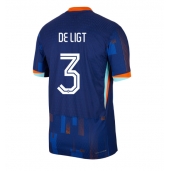 Holland Matthijs de Ligt #3 Udebanetrøje EM 2024 Kort ærmer