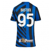 Inter Milan Alessandro Bastoni #95 Hjemmebanetrøje Dame 2024-25 Kort ærmer