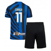 Inter Milan Joaquin Correa #11 Hjemmebanetrøje Børn 2024-25 Kort ærmer (+ bukser)