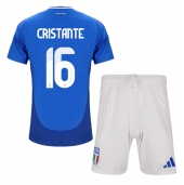 Italien Bryan Cristante #16 Hjemmebanetrøje Børn EM 2024 Kort ærmer (+ bukser)