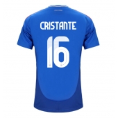 Italien Bryan Cristante #16 Hjemmebanetrøje EM 2024 Kort ærmer