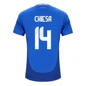 Italien Federico Chiesa #14 Hjemmebanetrøje EM 2024 Kort ærmer