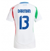 Italien Matteo Darmian #13 Udebanetrøje Dame EM 2024 Kort ærmer