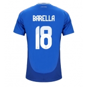 Italien Nicolo Barella #18 Hjemmebanetrøje EM 2024 Kort ærmer