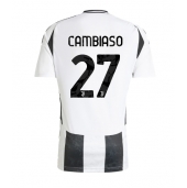 Juventus Andrea Cambiaso #27 Hjemmebanetrøje 2024-25 Kort ærmer