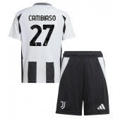 Juventus Andrea Cambiaso #27 Hjemmebanetrøje Børn 2024-25 Kort ærmer (+ bukser)