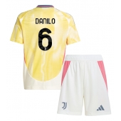 Juventus Danilo Luiz #6 Udebanetrøje Børn 2024-25 Kort ærmer (+ bukser)