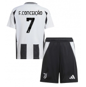 Juventus Francisco Conceicao #7 Hjemmebanetrøje Børn 2024-25 Kort ærmer (+ bukser)