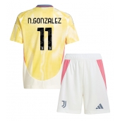 Juventus Nicolas Gonzalez #11 Udebanetrøje Børn 2024-25 Kort ærmer (+ bukser)