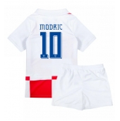 Kroatien Luka Modric #10 Hjemmebanetrøje Børn EM 2024 Kort ærmer (+ bukser)