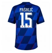 Kroatien Mario Pasalic #15 Udebanetrøje EM 2024 Kort ærmer