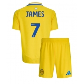 Leeds United Daniel James #7 Udebanetrøje Børn 2024-25 Kort ærmer (+ bukser)