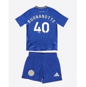 Leicester City Facundo Buonanotte #40 Hjemmebanetrøje Børn 2024-25 Kort ærmer (+ bukser)