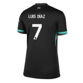 Liverpool Luis Diaz #7 Udebanetrøje Dame 2024-25 Kort ærmer