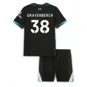 Liverpool Ryan Gravenberch #38 Udebanetrøje Børn 2024-25 Kort ærmer (+ bukser)