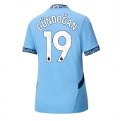 Manchester City Ilkay Gundogan #19 Hjemmebanetrøje Dame 2024-25 Kort ærmer