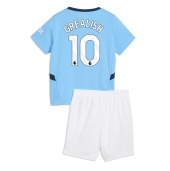 Manchester City Jack Grealish #10 Hjemmebanetrøje Børn 2024-25 Kort ærmer (+ bukser)