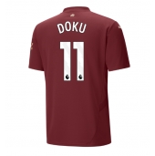 Manchester City Jeremy Doku #11 Tredje trøje 2024-25 Kort ærmer