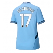 Manchester City Kevin De Bruyne #17 Hjemmebanetrøje Dame 2024-25 Kort ærmer