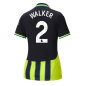 Manchester City Kyle Walker #2 Udebanetrøje Dame 2024-25 Kort ærmer