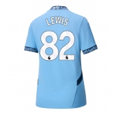 Manchester City Rico Lewis #82 Hjemmebanetrøje Dame 2024-25 Kort ærmer