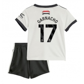 Manchester United Alejandro Garnacho #17 Tredje trøje Børn 2024-25 Kort ærmer (+ bukser)