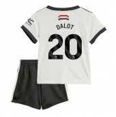 Manchester United Diogo Dalot #20 Tredje trøje Børn 2024-25 Kort ærmer (+ bukser)