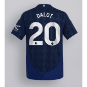 Manchester United Diogo Dalot #20 Udebanetrøje 2024-25 Kort ærmer