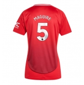 Manchester United Harry Maguire #5 Hjemmebanetrøje Dame 2024-25 Kort ærmer