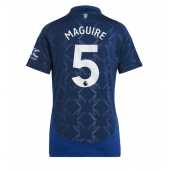 Manchester United Harry Maguire #5 Udebanetrøje Dame 2024-25 Kort ærmer