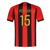 OGC Nice Youssoufa Moukoko #15 Hjemmebanetrøje 2024-25 Kort ærmer