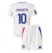 Olympique Lyonnais Alexandre Lacazette #10 Hjemmebanetrøje Børn 2024-25 Kort ærmer (+ bukser)