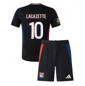 Olympique Lyonnais Alexandre Lacazette #10 Udebanetrøje Børn 2024-25 Kort ærmer (+ bukser)