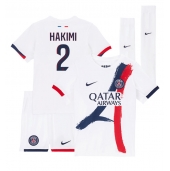 Paris Saint-Germain Achraf Hakimi #2 Udebanetrøje Børn 2024-25 Kort ærmer (+ bukser)