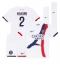 Paris Saint-Germain Achraf Hakimi #2 Udebanetrøje Børn 2024-25 Kort ærmer (+ bukser)