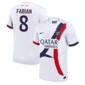 Paris Saint-Germain Fabian Ruiz #8 Udebanetrøje 2024-25 Kort ærmer