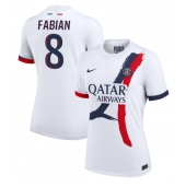 Paris Saint-Germain Fabian Ruiz #8 Udebanetrøje Dame 2024-25 Kort ærmer