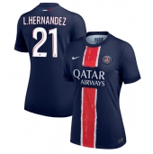 Paris Saint-Germain Lucas Hernandez #21 Hjemmebanetrøje Dame 2024-25 Kort ærmer