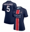 Paris Saint-Germain Marquinhos #5 Hjemmebanetrøje Dame 2024-25 Kort ærmer