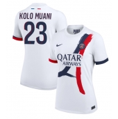 Paris Saint-Germain Randal Kolo Muani #23 Udebanetrøje Dame 2024-25 Kort ærmer