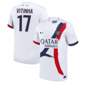 Paris Saint-Germain Vitinha #17 Udebanetrøje 2024-25 Kort ærmer